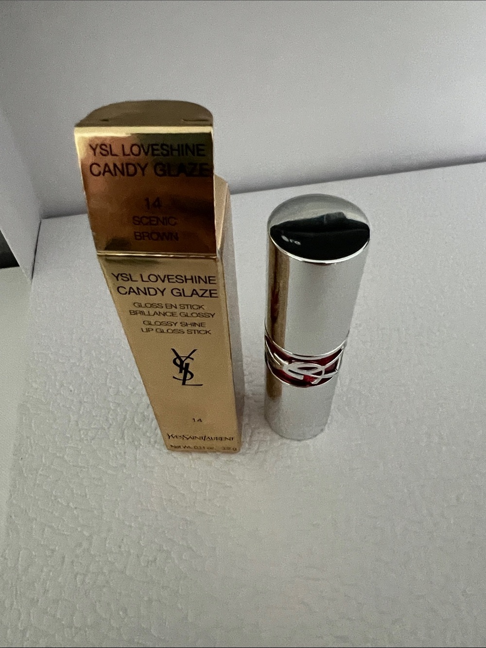 Yves Saint Laurent LoveShine Candy Glaze Lip Gloss Stick - in Scenic Brown